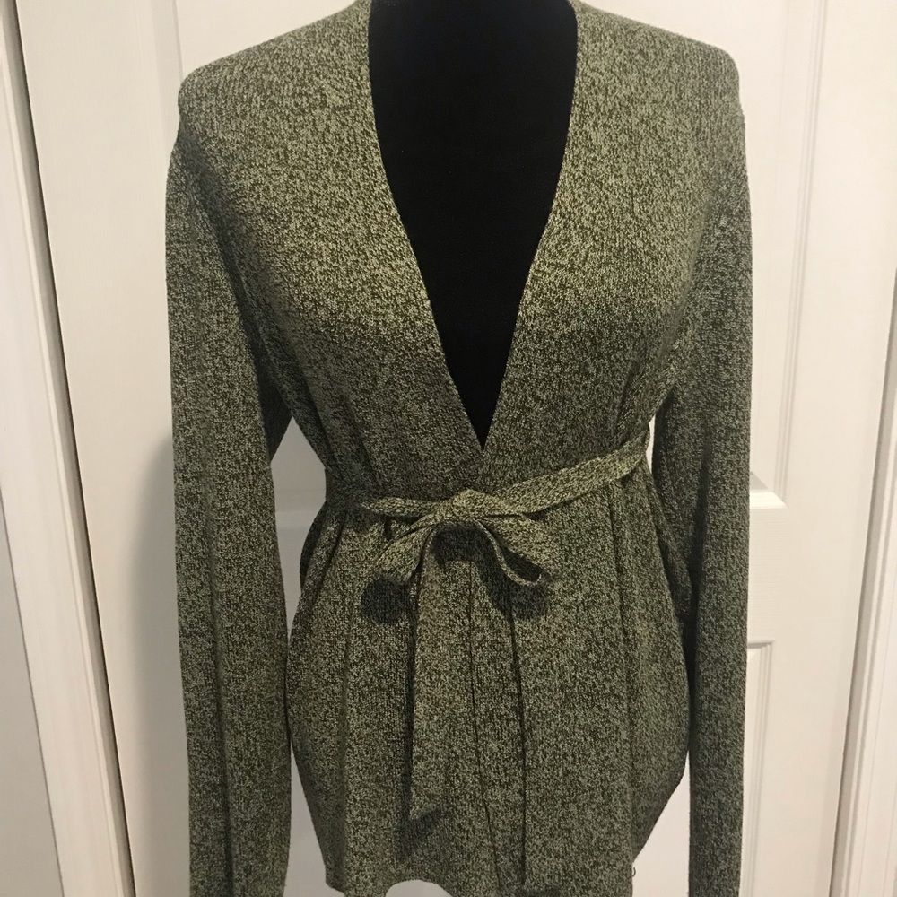 Josephine Chaus Green Cardigan. Size L